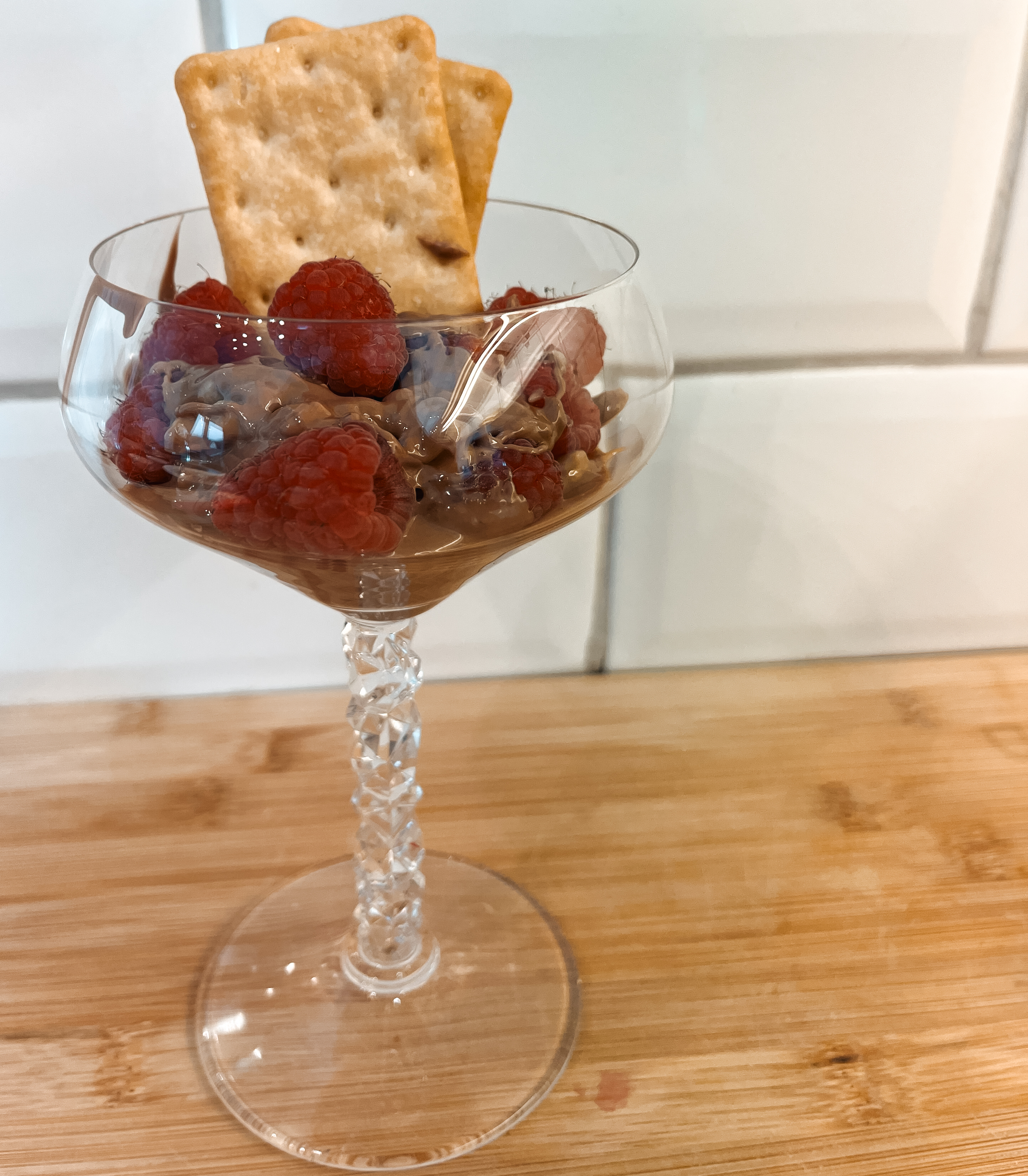 Peanut & Raspberry cup