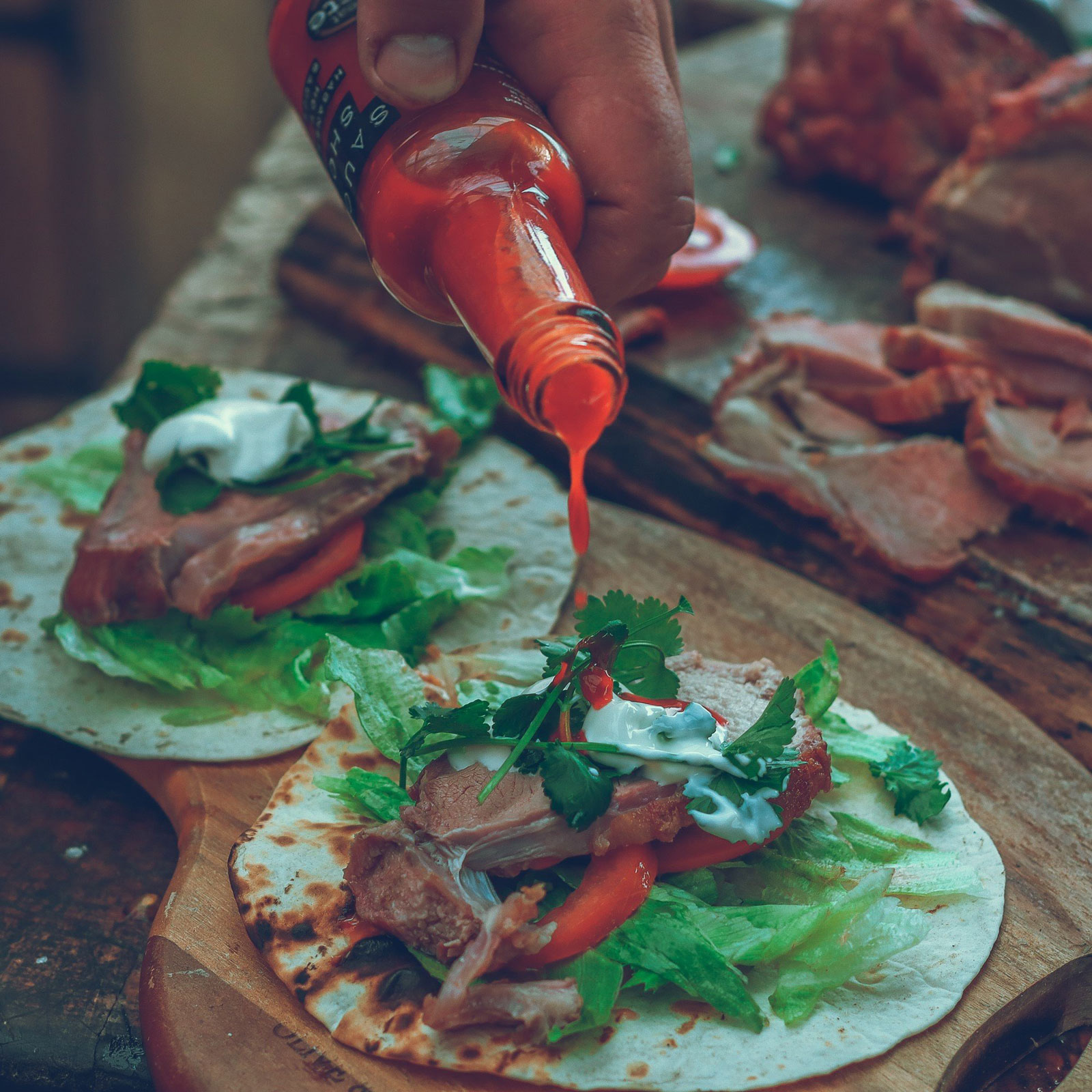 Quesadillas med Chipotleketchup