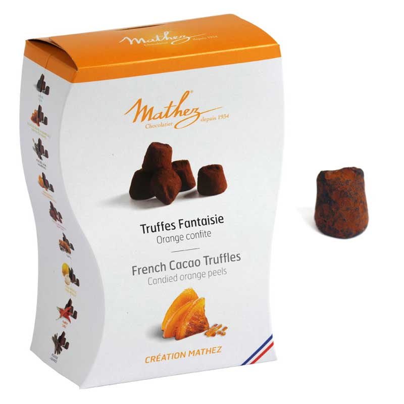 Fransk tryffel med apelsin