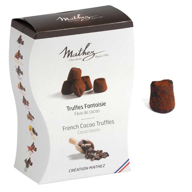 Fransk tryffel med kakaokrisp