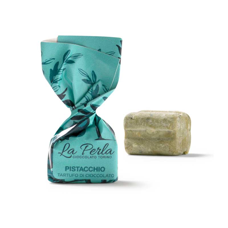 Vit chokladtryffel med pistagenötter
