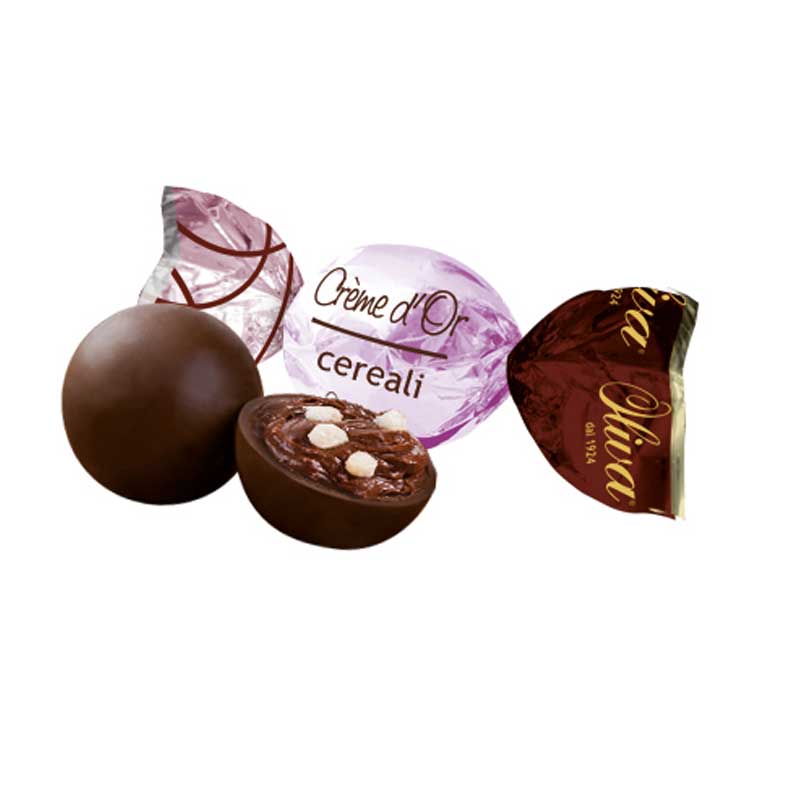 Mjölkchoklad Boules med krisp