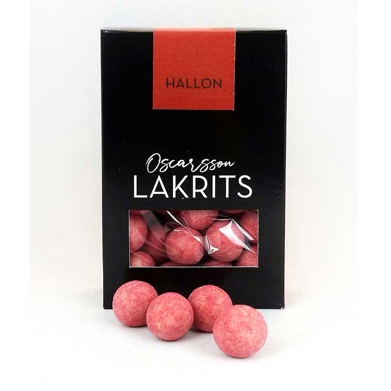 Chokladdragerad lakrits med hallon och chili