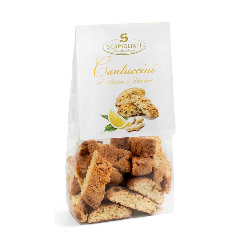 Cantuccini med citron och ingefära