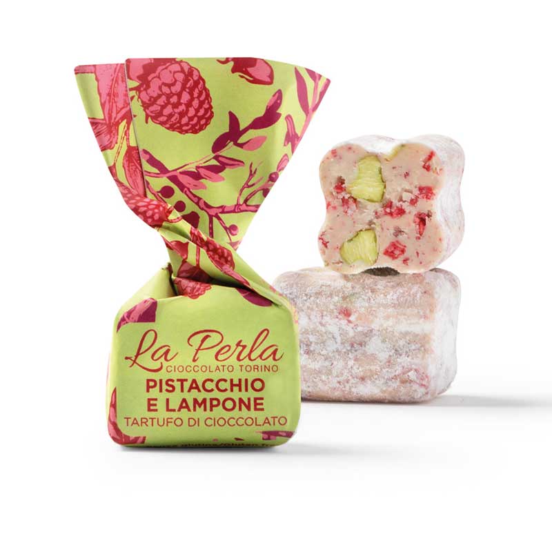 Hallon & pistagetryffel