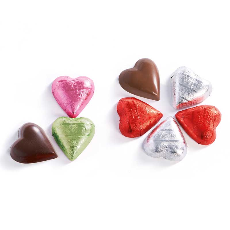 Små chokladhjärtan mix