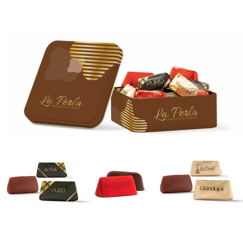 Presentask med giandujotti