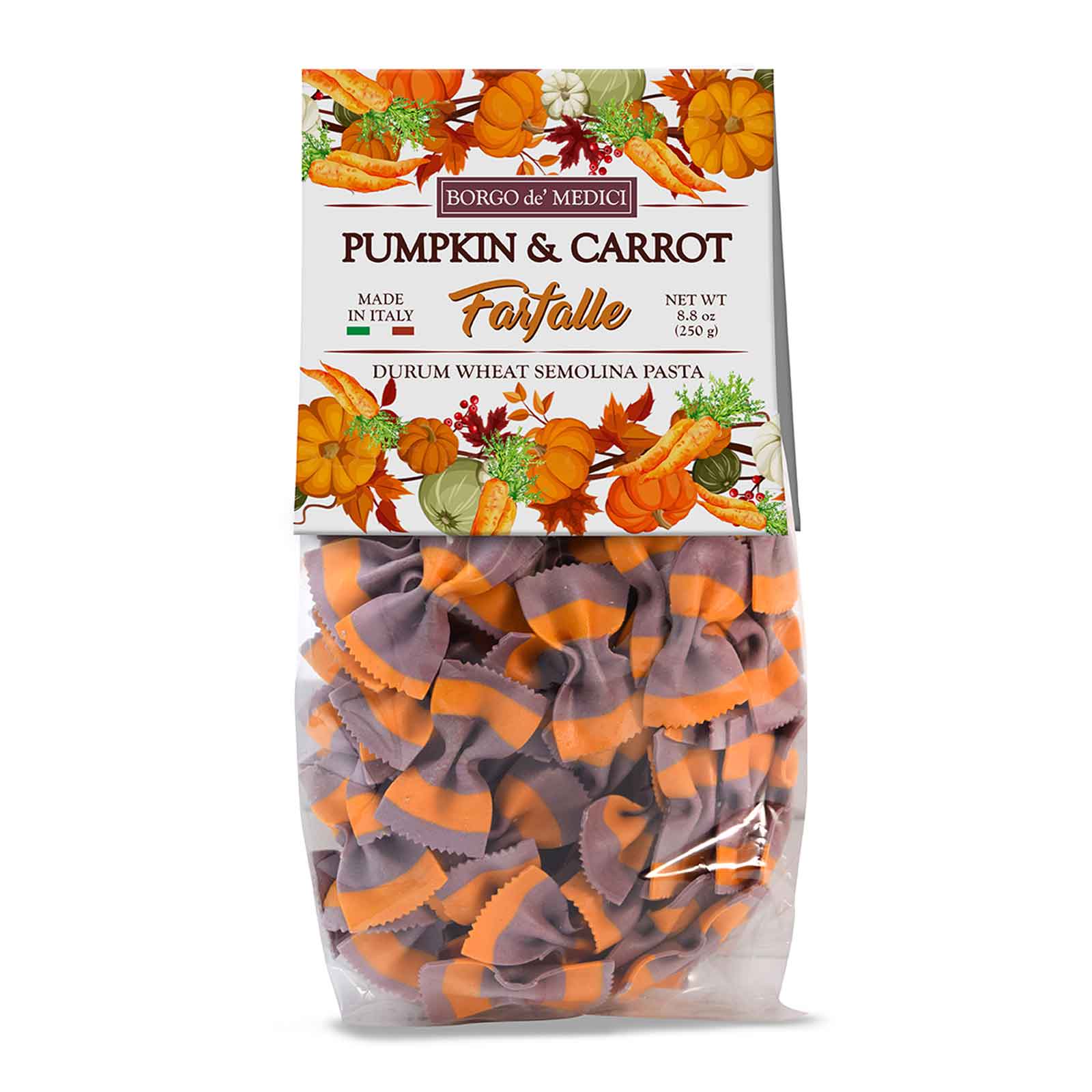 Pumpkin & Carrot Farfalle