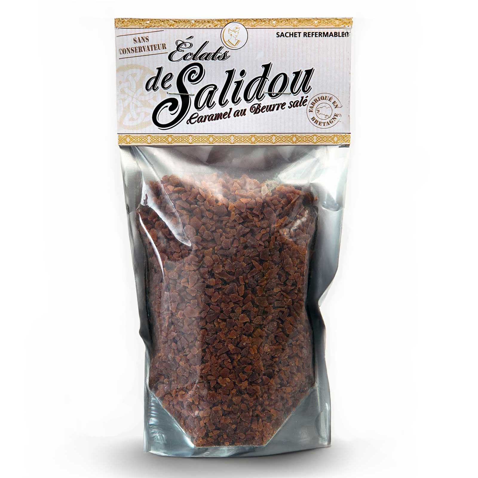 Knäckigt kolaströssel med havssalt