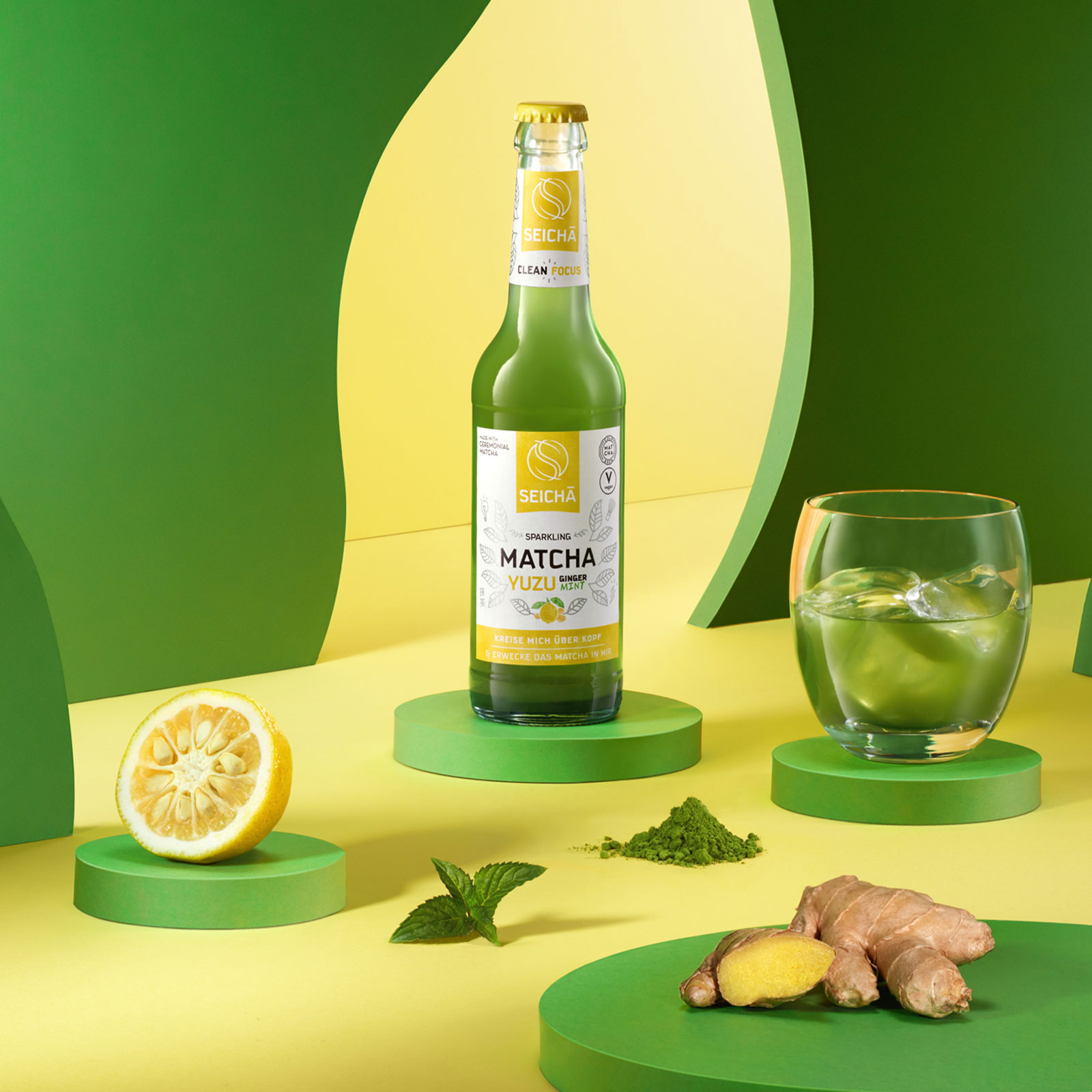 Sparkling matchadryck