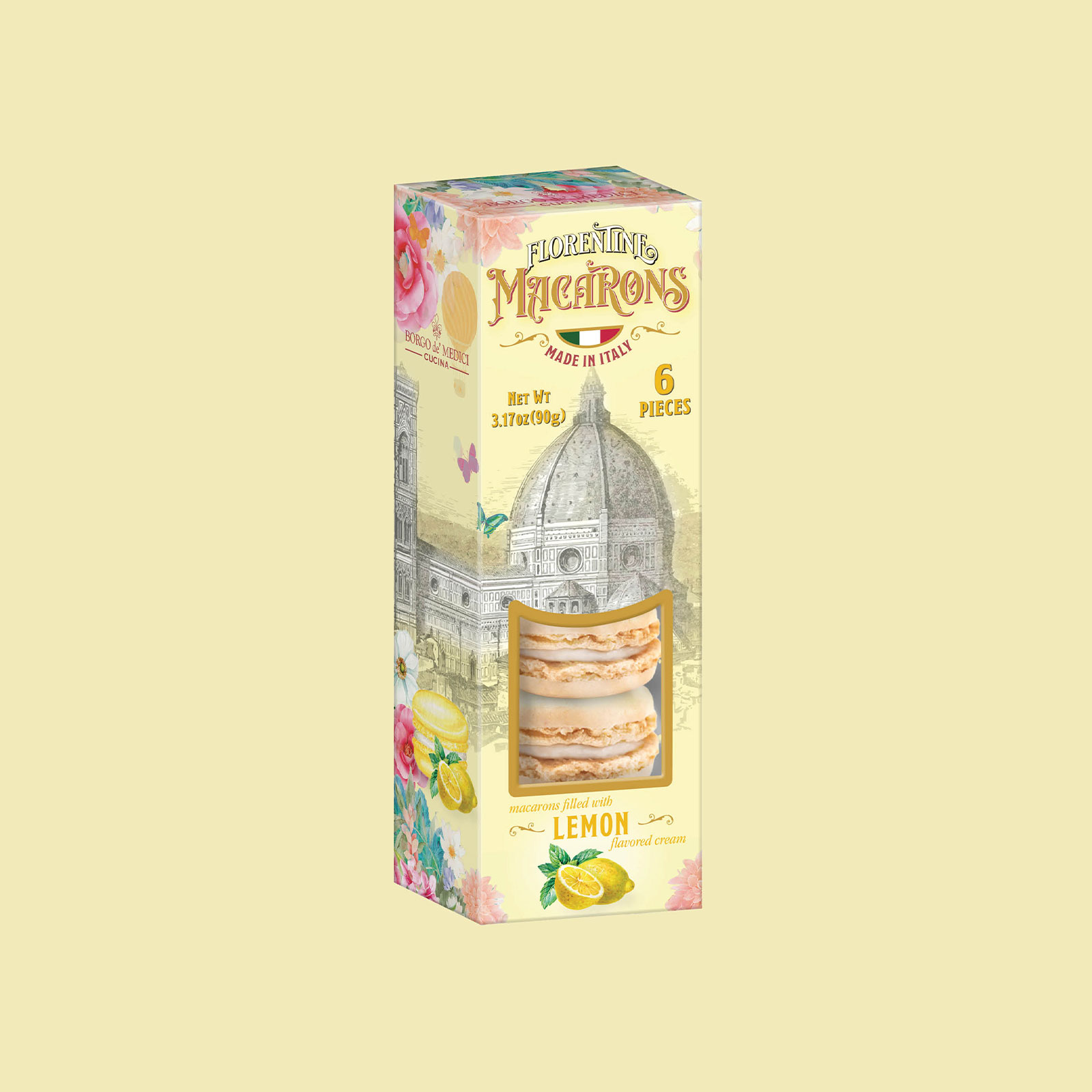 Vår: Citronmacarons