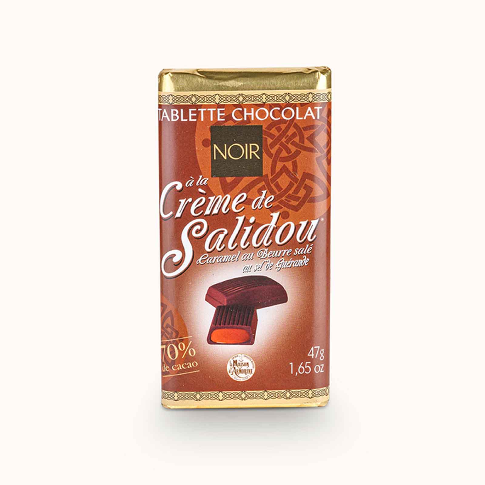 Mörk choklad med kolafyllning