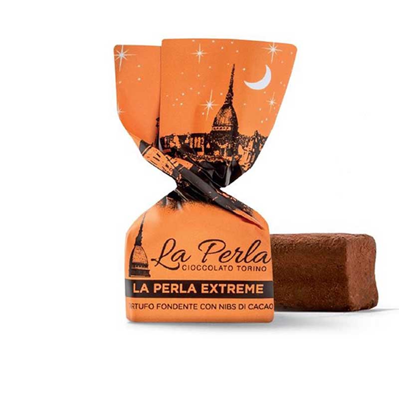 Mörk chokladtryffel med kakaokrisp